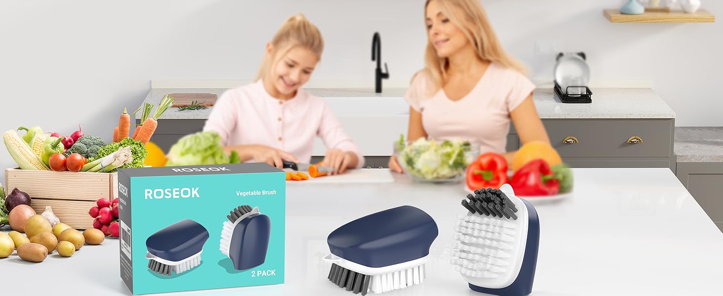 ROSEOK vegetable brush