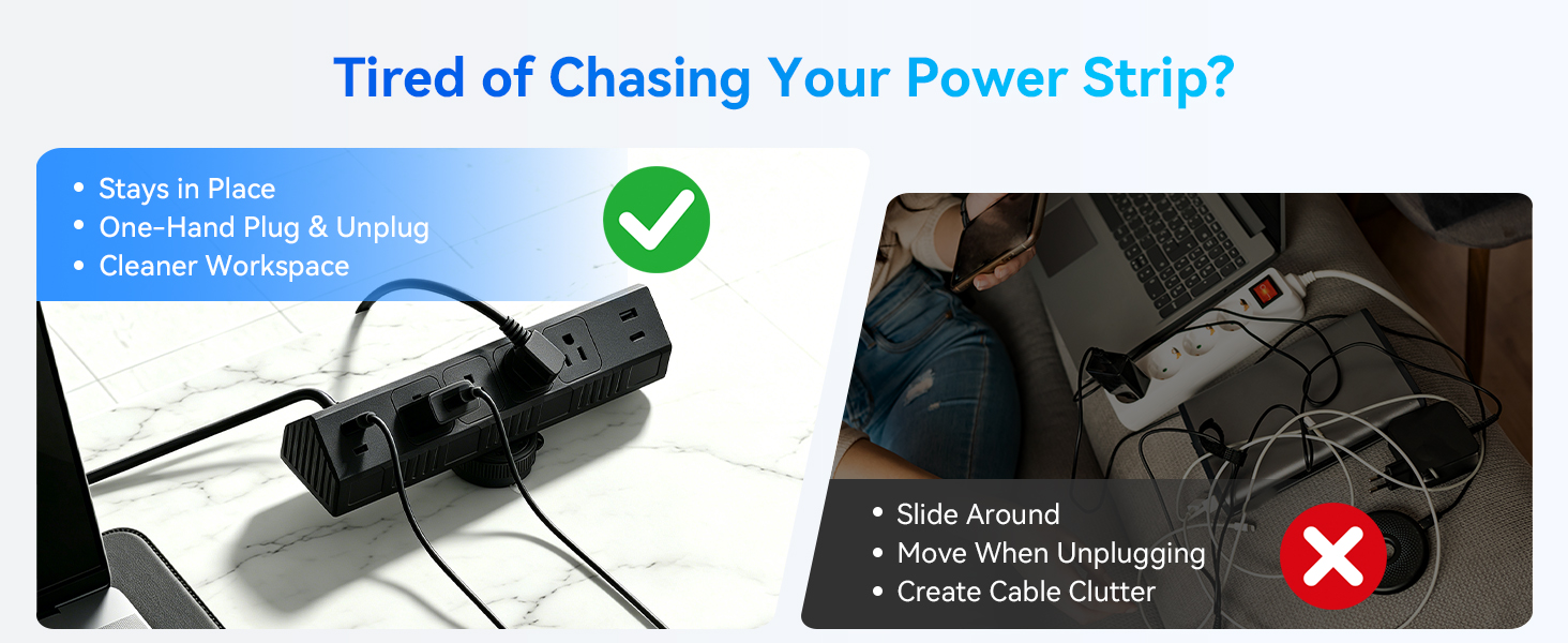 Desktop Mount Surge Protector