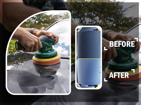 variable speed buffer and polisher