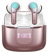Wireless Earbud, Bluetooth Headphones 5.3 Stereo Bass Earphones 2023 Noise Cancelling Ear Buds 40...