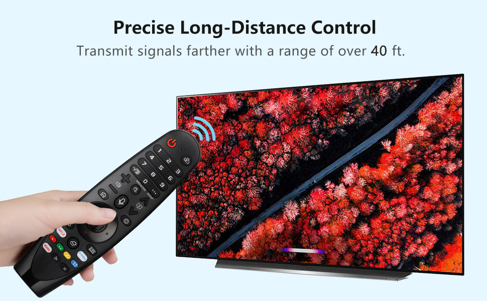 Transmit signals farther with a range of over 40 ft