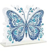JISHSHAY Diamond Art Napkin Holders Diamond Painting Square Napkin Holder for Table Gem Art Gem P...