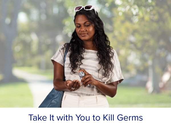Take It with You to Kill Germs