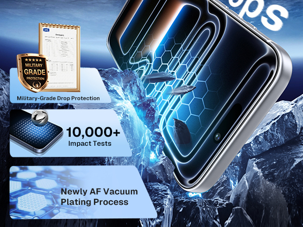 MOBOSI 3 Pack for iPhone 17 Pro max Screen Protector, Auto Alignment Tray