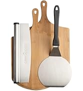 Camp Chef Pizza Accessories Kit - Includes 2 Pizza Peel, 1 Pizza Spatula &amp; 1 Rocking Pizza Cutter...