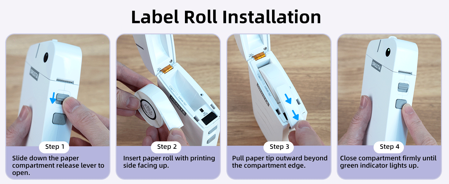 label roll installation