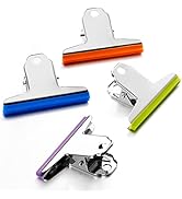 IPOW 12 Pack Chip Bag Clips with Silicone Edges Protector[Safe to Use, Heavy Duty, Tight Seal], L...