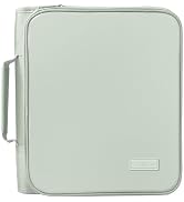 SUNEE Zipper Binder Bag with Handle, 2-Inch 3-Ring O-Ring, 500-Sheet Capacity, Includes Zip Pocke...