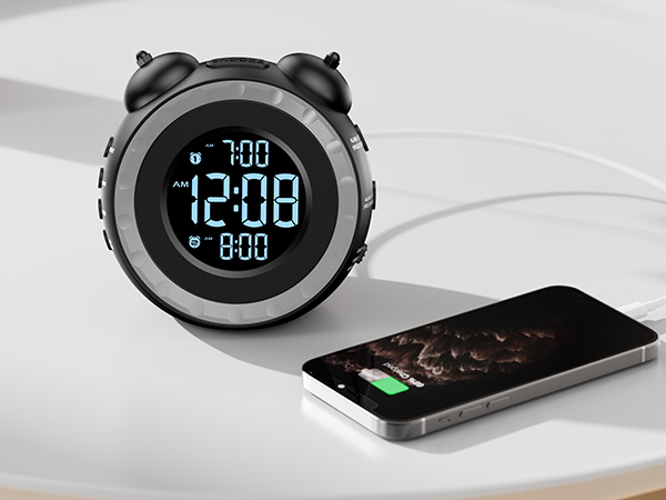 alarm clocks with usb charger