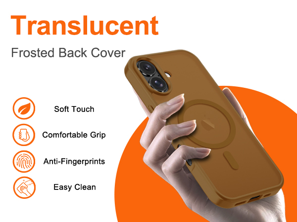 Translucent Frosted Back Cover