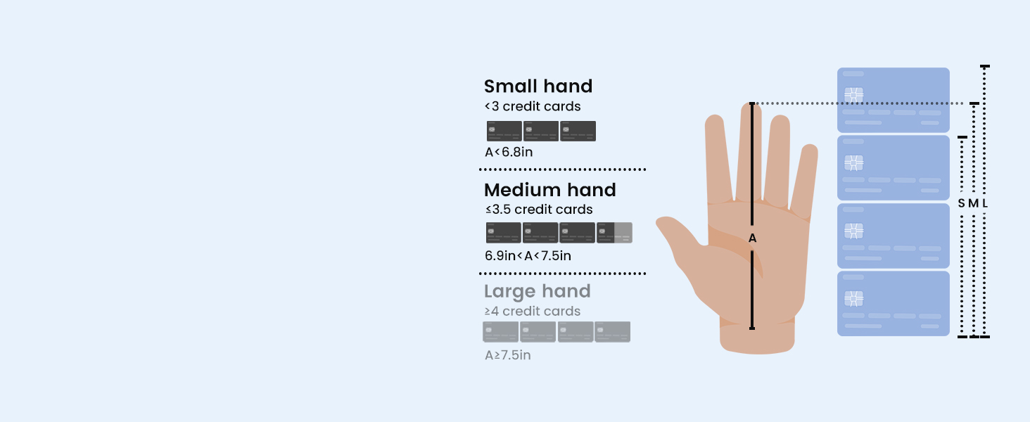 For Small and Medium Hand size
