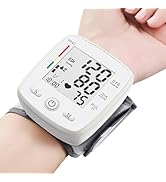 Blood Pressure Monitor Digital Wrist BP Machine Automatic BP Cuff with 2 Users 180 Memory Voice L...