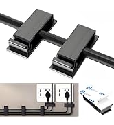 SZFUDIGO Adhesive Cable Management Wire Clips 39 Pcs,Wires Clips Holders for Cords on wall,Outdoo...