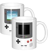 Adovoc Game Heat Changing Coffee Mug, Gaming Color Changing Mugs, Ceramic Magic Heat Sensitive Cu...