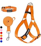 No Pull Dog Harness - Adjustable Step-in Harness &amp; Leash Set for Small, Medium, Large Dogs - Esca...