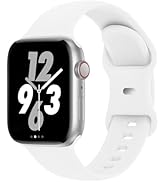 Sport Band Compatible with Apple Watch 38mm 40mm 41mm 42mm 44mm 45mm 46mm 49mm, Replacement Soft ...