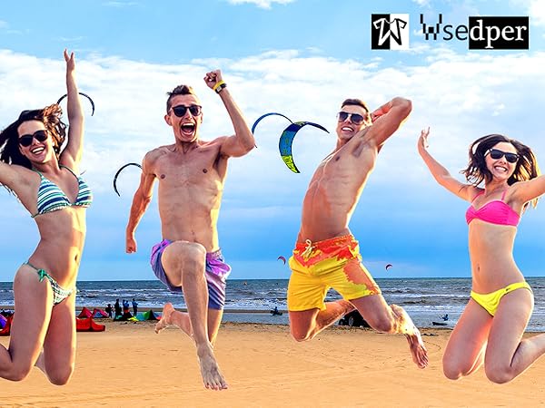 Color Changing Swim Trunks for Men
