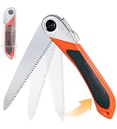 Folding Pruning Hand Saw 8.1 Inch Camping Wood Mini Small Saws Garden Tree Saw Japanese Pull Razo...