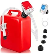 Aikyciu Auto-Stop Fuel Transfer Pump, Battery/USB Powered Portable Gas Can Pump, 3.2GPM Flow, 51”...