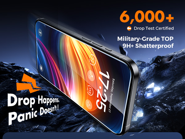 Screen Protector for iPhone 15 Double Shatterproof Tempered Glass