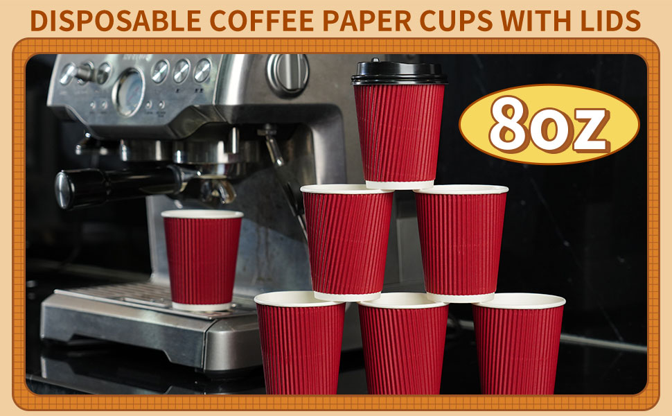 coffee cups with lids