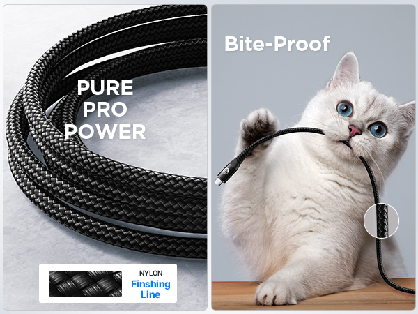 USBC to USBC 100W [6ft/3Pack] USB C to USB C Fast Charging Cable Braided C to C Charger Cord 