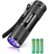 Morpilot Black Light Flashlight Mini UV Flashlight: 395nm Blacklight Flashlights, 9 Led Pet Urine...