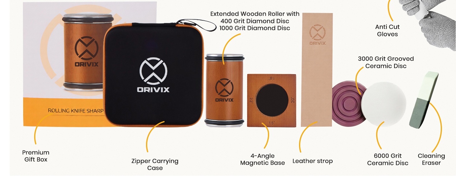 Orivix Rolling Knife Sharpning Kit