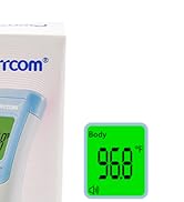 Berrcom Forehead Thermometer for Adults and Kids, Non Contact Infrared Thermometer for Object