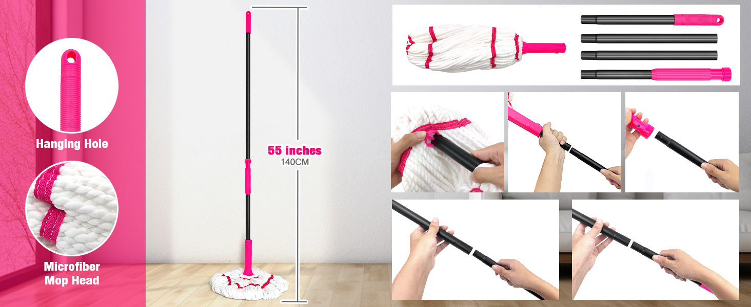 55 inches long handle