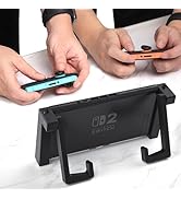 HEATFUN Switch 2 Car Headrest Mount &amp; Table Stand – Wide-Fit Adjustable Hooks, Case-Friendly Grip...