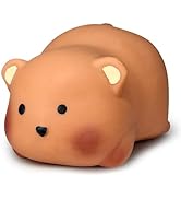 Brown Bear Squishy Toys Stress Balls for Adults (1PCS) Squishy Dough Ball Squishy Fidget Toys, Sq...