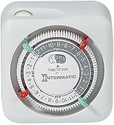 Intermatic TN111K 15-Amp Indoor Timer - Versatile 24-Hour Control - Easy Manual Override and Sing...
