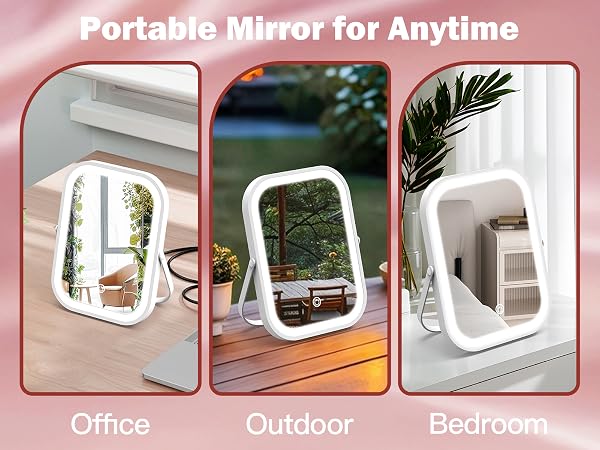 dorm room essentials for girls bedroom mirror teen room decor light up mirror for dorm small mirror