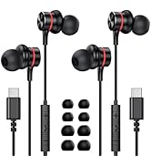 MOSWAG USB Type C Headphones, USB Type C Earbuds in-Ear Wired Earphones with Microphone for Apple...