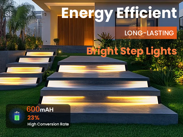 solar powered stair lights