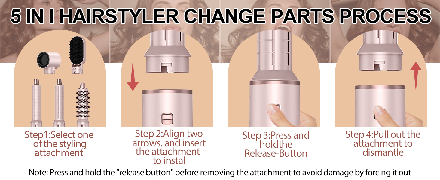 Dryhsip 5 in 1 Air Styler Set