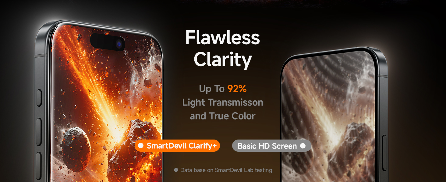 SMARTDEVIL HD Clear Screen Protector for iPhone 17