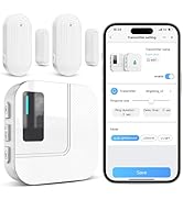 Door Chime,Sanjie WiFi Door Sensor Open Chime When Entering for Business/Home/Store/Office Alert ...