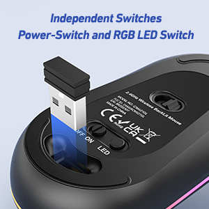 Independent Switches for Power and RGB LED