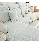 hyha Individual Couch Cushion Covers, Stretch Magic Sofa Seat Cushion Covers Washable, Dog Couch ...