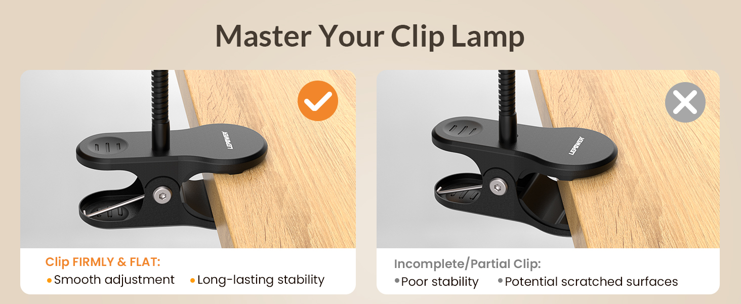 clip on lamp for desk