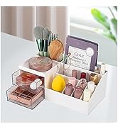 Makeup Organizer With Drawers, Countertop Organizer / desk organizer, Bathroom Countertop Make Up...