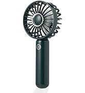 Mini Hand Held Portable Fan, Small Personal Battery Operated Fan Lash Fan Quiet usb Rechargeable ...