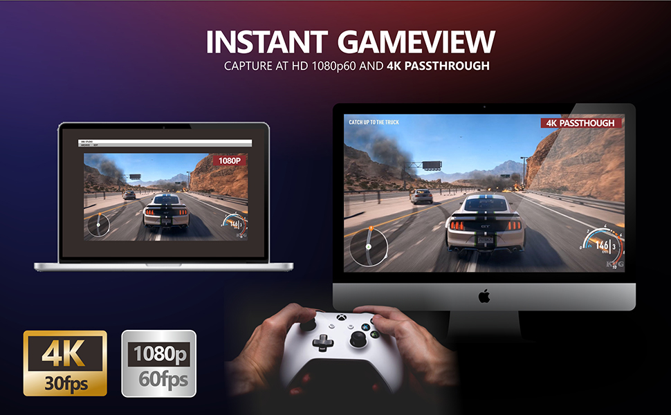 HD 1080p stream and record