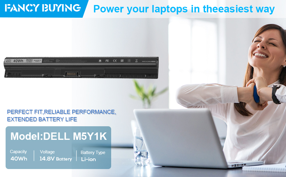M5Y1K Laptop Battery