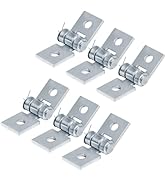 heneng 6 Pcs 2 Hole Adjustable Hinge for 1-5/8
