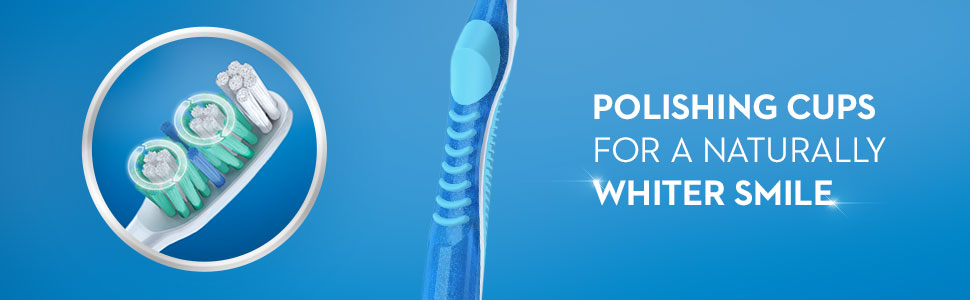 Polishing cups for a naturally whiter smile.