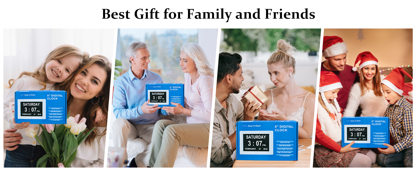  Digital Calendar Day Clocks for Seniors