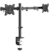 C-MOUNTS Dual Monitor Desk Mount Easily Set Up,Fully Adjustable Monitor Mount for 2 Monitors Up t...
